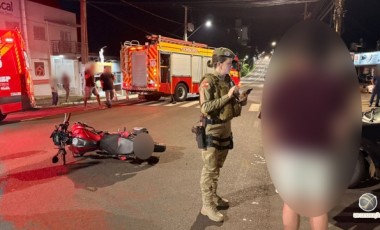 Motorista é preso por embriaguez após provocar acidente no centro