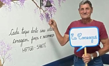 Paciente recebe alta após mais de cinco anos de tratamento contra o câncer no Extremo Oeste