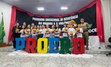 Formatura do Proerd envolve 40 alunos