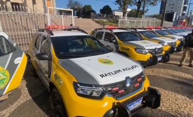 Francisco Beltrão sedia entrega de mais de 50 viaturas e equipamentos para forças de segurança do Sudoeste