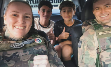 Adolescentes realizam sonho e acompanham patrulhamento da Polícia Militar Ambiental