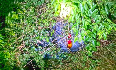 Capotamento deixa homem e mulher feridos após veículo despencar em barranco no Oeste de SC