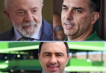 Empresário gaúcho doa R$ 500 mil para Lula e R$ 500 mil para Flávio Bolsonaro