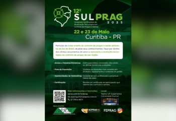 Controle de pragas ganha protagonismo nacional com avanços tecnológicos e científicos no SulPrag 2025