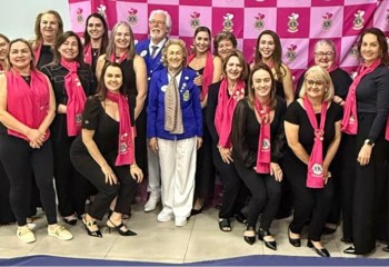 Lions Clube Barracão Mulher recebe visita de autoridades leonísticas