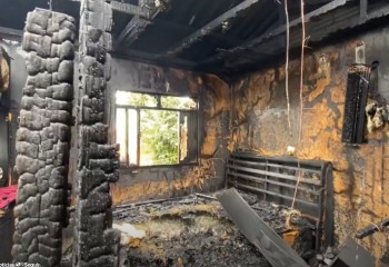 Incêndio atinge residência e moradora fica ferida ao tentar apagar as chamas