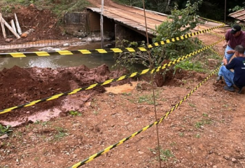 Ponte da Linha Lagedo está parcialmente interditada para obras
