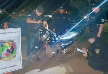 Moto com escapamento barulhento termina apreendida após perturbação em Dos Hermanas