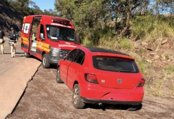 Pedestre fica ferido após ser atropelado na BR-163