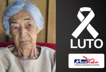 Comunicamos o falecimento de Aracilia Bordes dos Santos de Lima