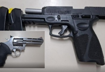 Homem é conduzido após denúncia de violência doméstica e armas são apreendidas