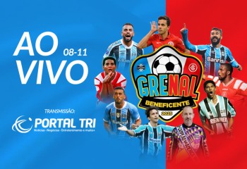 Grenal beneficente reúne ex-atletas e terá transmissão do Portal Tri
