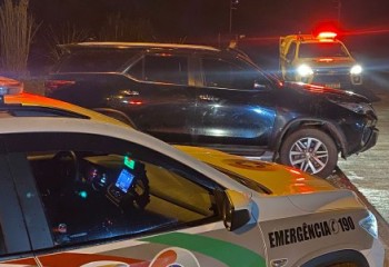 Perseguição na BR-163 termina com presos e veículo roubado recuperado