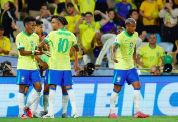 Na estreia de Ancelotti no Maracanã, Estêvão faz golaço e Brasil goleia o Chile