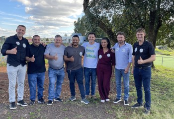 Deputado federal Rafael Pezenti visita Complexo Esportivo do bairro Três Fronteiras e destaca R$ 500 mil destinados para melhorias