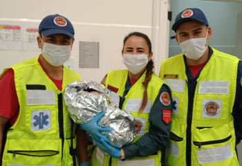 Bombeiros auxiliam em parto de bebê em Pinhalzinho