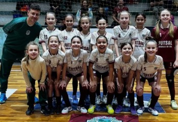 Guarujá do Sul termina primeira fase do Estadual Sub-10 com a melhor campanha