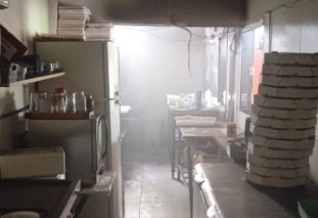 Princípio de incêndio em fritadeira mobiliza Bombeiros em restaurante