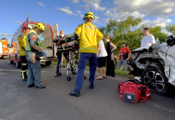 Acidente na BR-163 mobiliza equipes de resgate