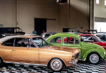 Parque de Exposições recebe shows e encontro de carros antigos