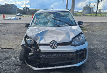 Motociclista de 65 anos morre após colisão com carro na SC-114
