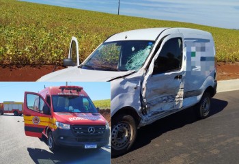 Motociclista fica gravemente ferido em colisão com carro no interior de Bom Jesus do Oeste