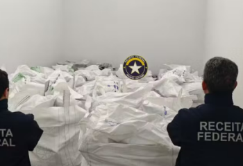 Receita Federal apreende mais de 17 toneladas de barbatanas de tubarão em porto