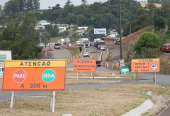 BR-163 terá bloqueio total em Guaraciaba nesta quinta-feira para avanço de obras