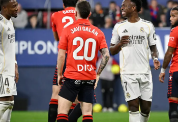 Mesmo com gol de Vini Jr., Real é derrotado pelo Osasuna e pode perder liderança