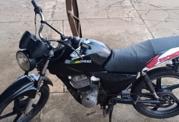 Após 4 anos, motocicleta furtada é recuperada pela Polícia Militar na região de fronteira