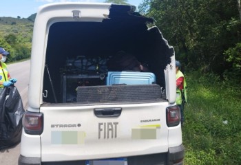 Homem é encontrado morto dentro de veículo na BR-470