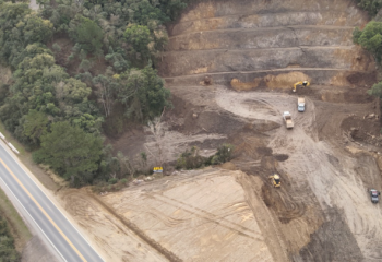 Grande área de desmatamento é flagrada pela polícia nas margens da BR-282