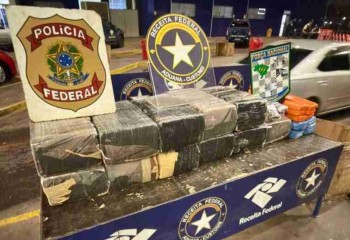 Receita Federal apreende mais de 220 kg de maconha na Ponte da Amizade