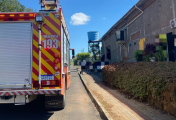 Princípio de incêndio em placas solares mobiliza bombeiros