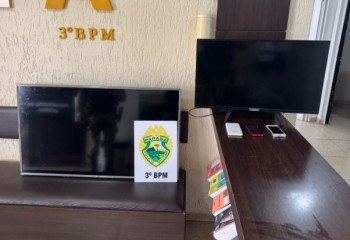 PM prende fugitivo da cadeia, recupera produtos furtados e prende receptador
