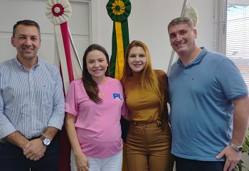 Deputada Ana Campagnolo anuncia R$ 100 mil para reforma dos vestiários do Ginásio Adelino Mangini