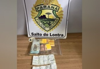 PM recupera R$ 14 mil furtado em supermercado e prende ladrão