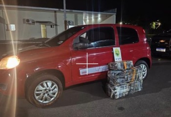 PMPR apreende mais de 80 quilos de maconha após perseguição na BR-163