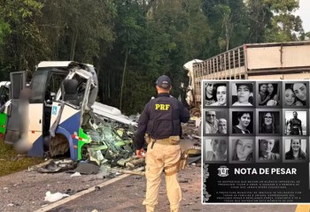 Prefeitura divulga fotos e nomes das vítimas de acidente que deixou 23 mortos no Paraná