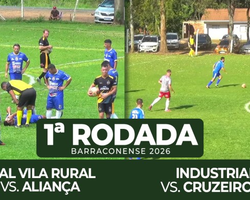 Barraconense de Futebol de Campo começa com goleada e derrota do atual campeão
