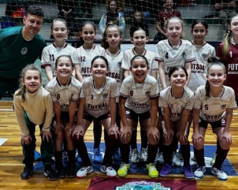 Guarujá do Sul termina primeira fase do Estadual Sub-10 com a melhor campanha