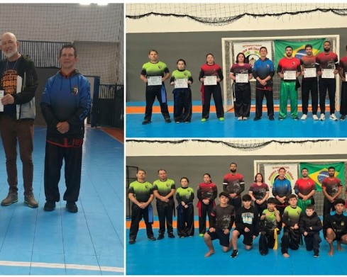 Treinamento e capacitação de Wushu Kung Fu reuniu profissionais da região
