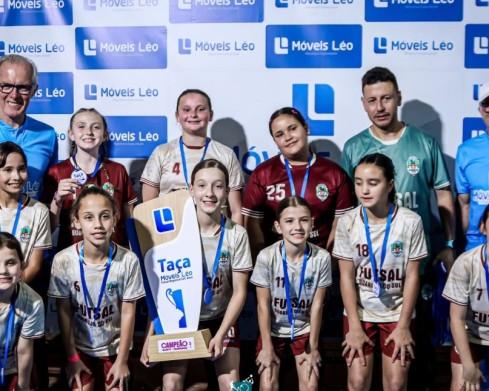 Município conquista título e dois vice-campeonatos na 9ª Taça Móveis Léo de Futsal