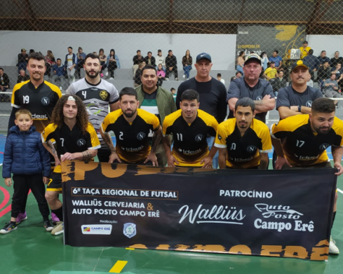 Nacional de Dionísio Cerqueira está na final do regional de futsal em Campo Erê