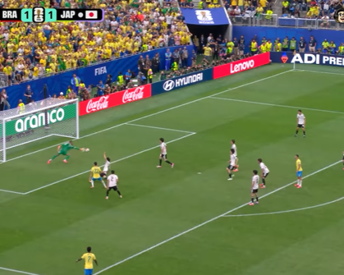 Brasil vira sobre Japão e avança às oitavas da Copa