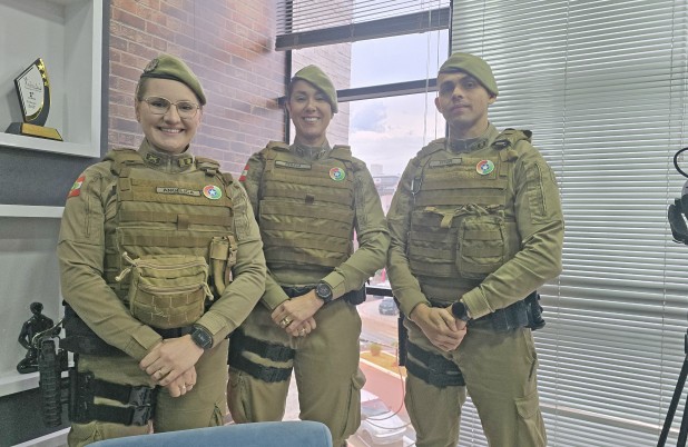 Agosto Lilás: cadetes da PMSC destacam ações de combate à violência contra a mulher