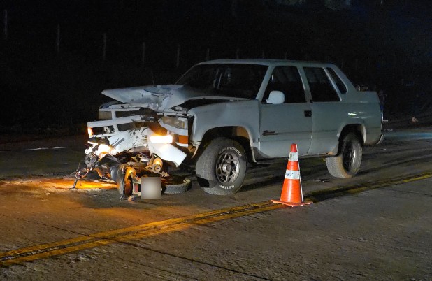 Jovem motociclista de 24 morre após colisão frontal com caminhonete na BR-163