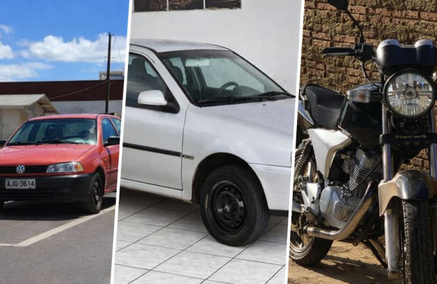 Criminosos agem na madrugada e levam carros e moto na região de fronteira