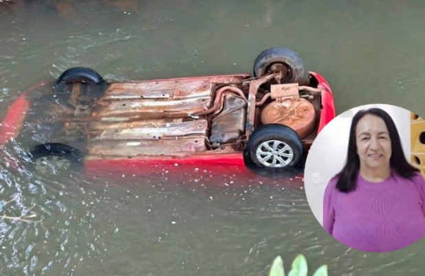 Identificada mulher que morreu após carro cair de ponte em Princesa