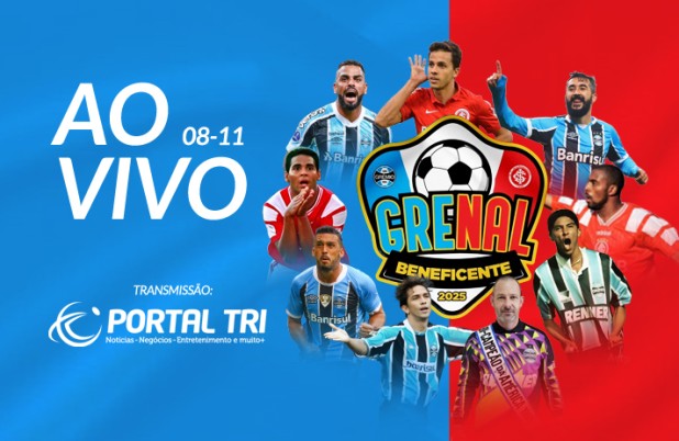 Grenal beneficente reúne ex-atletas e terá transmissão do Portal Tri